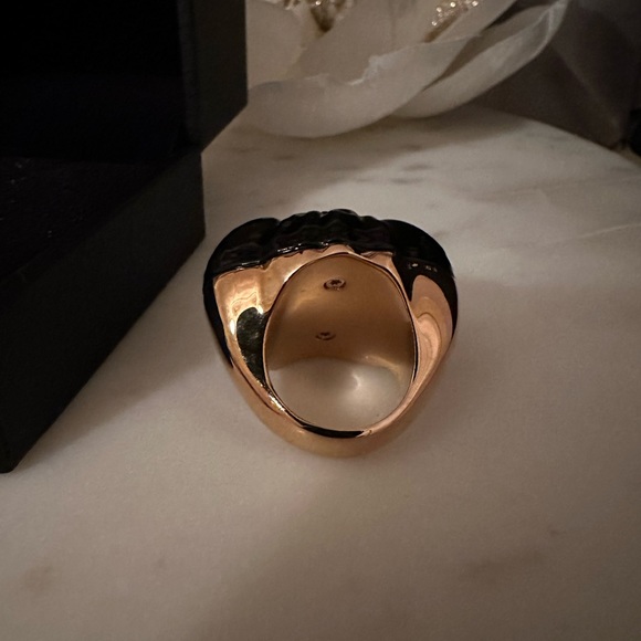 Versace enamel ring NEW (Authentic) - Picture 4 of 9